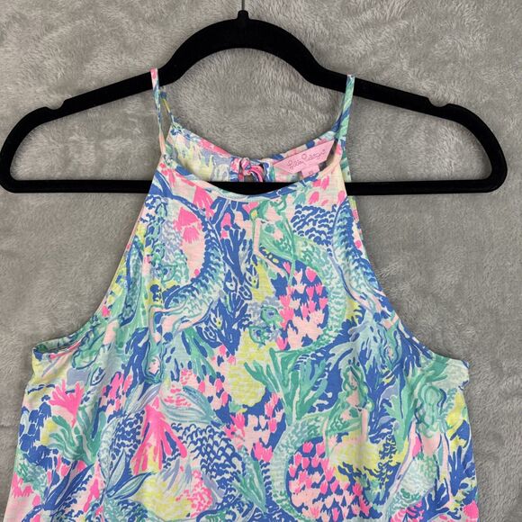 Lilly Pulitzer Women’s Dress Size XS Margot Swing Mermaids Cove Ocean Summer - Picture 3 of 9